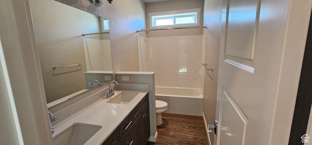 1830 E 840 N Unit 80, Price, UT 84501 - full bathroom featuring hardwood / wood-style flooring, vanity, toilet, and shower / washtub combination