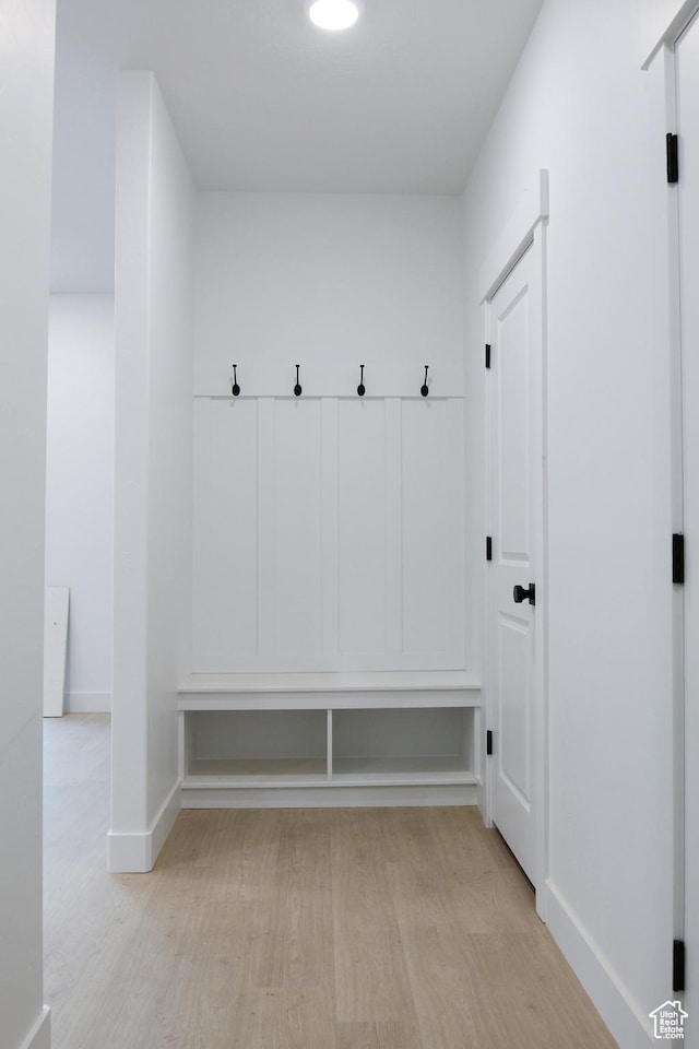 715 E 1250 S, Hyrum, UT 84319 - mudroom with light wood-type flooring and baseboards
