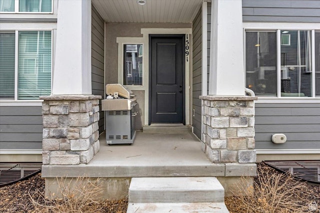 15091 S Reins Way W, Bluffdale, UT 84065 - view of exterior entry with stone siding