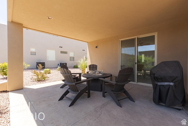 3235 S Retreat Dr, Hurricane, UT 84737 - view of patio with central air condition unit