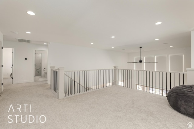 3235 S Retreat Dr, Hurricane, UT 84737 - hallway featuring light colored carpet
