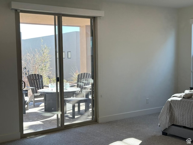 3235 S Retreat Dr, Hurricane, UT 84737 - carpeted bedroom with access to outside