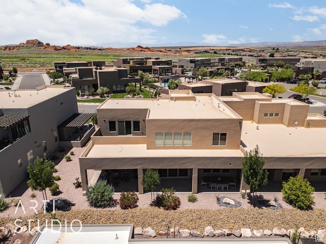 3235 S Retreat Dr, Hurricane, UT 84737 - birds eye view of property with a mountain view