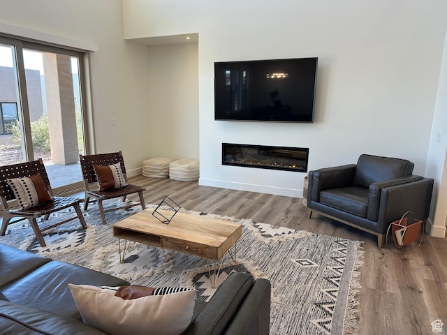 3235 S Retreat Dr, Hurricane, UT 84737 - living room with hardwood / wood-style floors and plenty of natural light