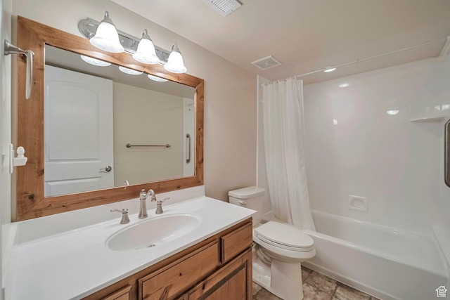 893 N 400 E, Springville, UT 84663 - bathroom featuring vanity and shower / bathtub combination with curtain