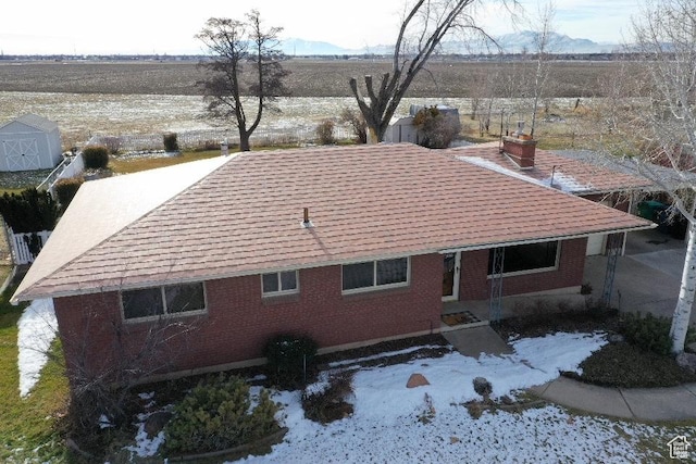 2429 W 300 N, West Point, UT 84015 - aerial view with a mountain view