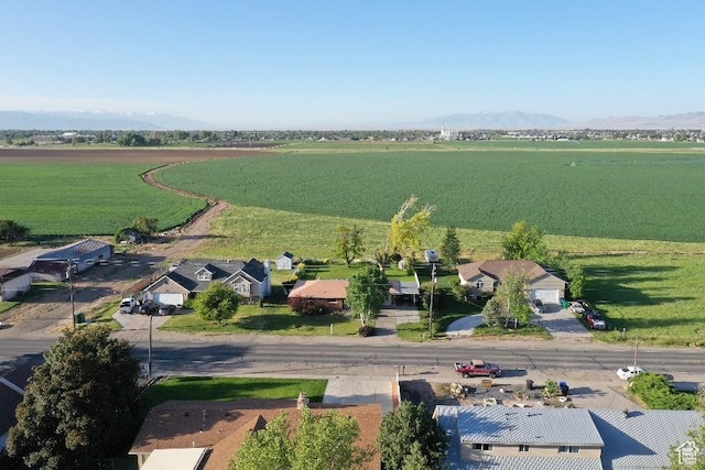 2429 W 300 N, West Point, UT 84015 - aerial view of sparsely populated area featuring abundant farmland and a mountain backdrop