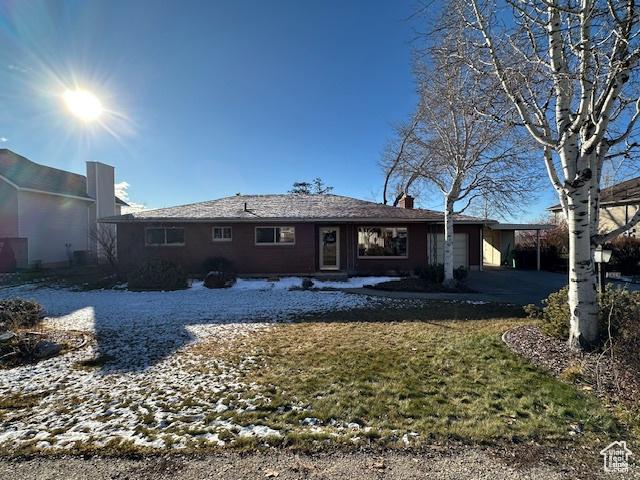 2429 W 300 N, West Point, UT 84015 - rear view of house with a garage