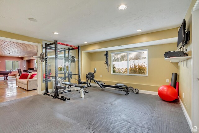 563 W Kalia Cv, Murray, UT 84123 - workout room with billiards