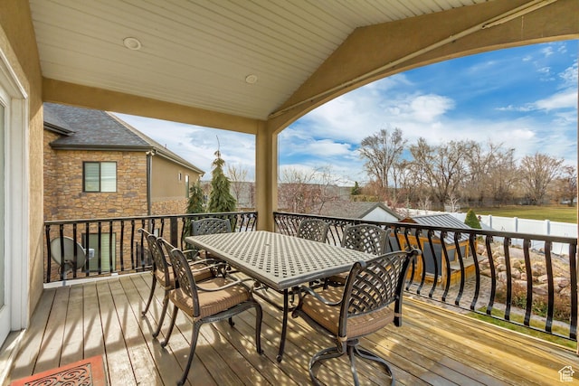563 W Kalia Cv, Murray, UT 84123 - view of wooden deck