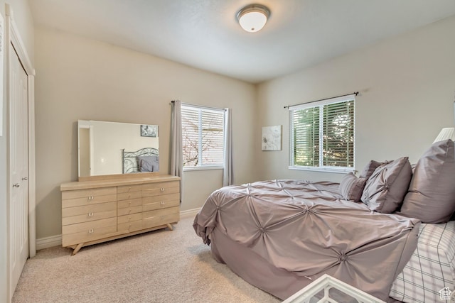 563 W Kalia Cv, Murray, UT 84123 - bedroom with a closet and light colored carpet