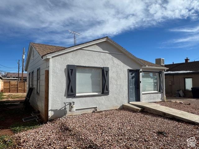 view of side of property