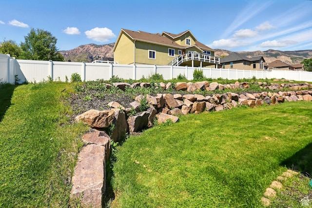 690 W 4125 N, Pleasant View, UT 84414 - view of yard featuring a mountain view