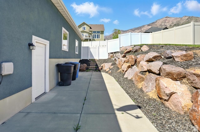 690 W 4125 N, Pleasant View, UT 84414 - view of patio featuring a mountain view