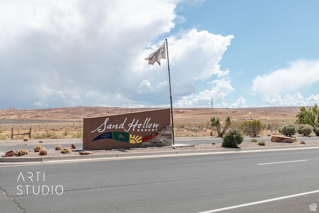 5090 W 3175 S, Hurricane, UT 84737 - community / neighborhood sign with a mountain view