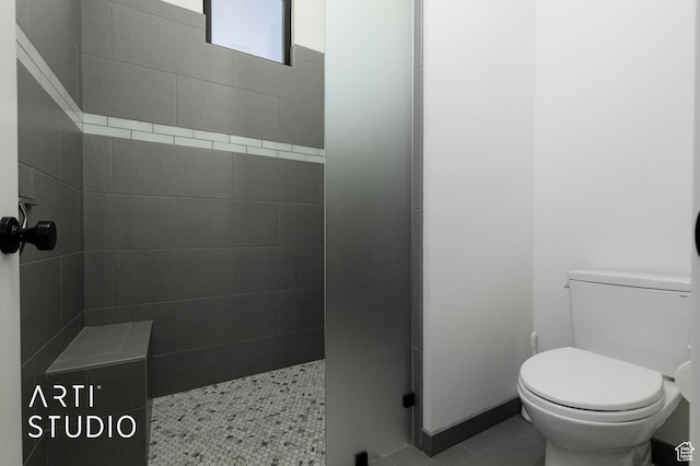 5090 W 3175 S, Hurricane, UT 84737 - bathroom with a tile shower and toilet