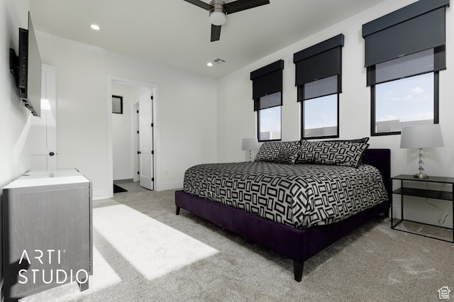 5090 W 3175 S, Hurricane, UT 84737 - carpeted bedroom with ceiling fan
