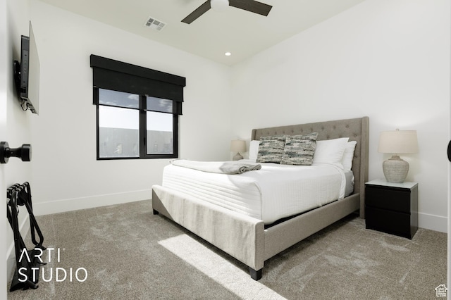 5090 W 3175 S, Hurricane, UT 84737 - bedroom with carpet floors and ceiling fan