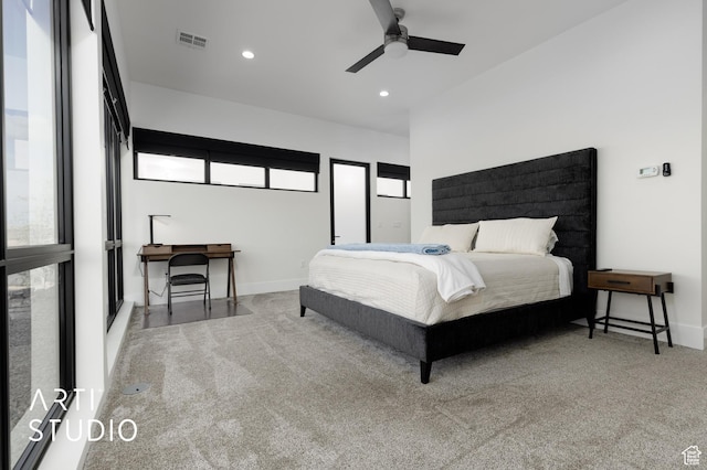 5090 W 3175 S, Hurricane, UT 84737 - carpeted bedroom featuring ceiling fan