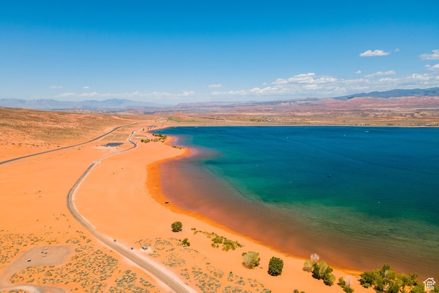 5090 W 3175 S, Hurricane, UT 84737 - drone / aerial view with a view of the beach and a water and mountain view