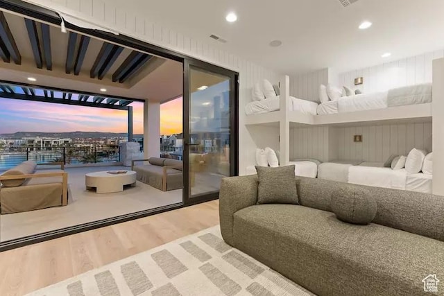 5359 S Pura Cir Unit 142, St George, UT 84790 - bedroom featuring hardwood / wood-style floors