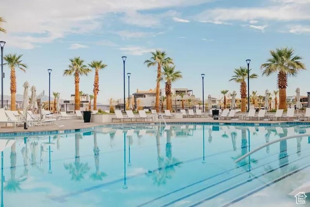 5359 S Pura Cir Unit 142, St George, UT 84790 - view of swimming pool featuring a patio