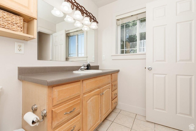 287 S 375 W, Providence, UT 84332 - bathroom featuring tile patterned flooring and vanity
