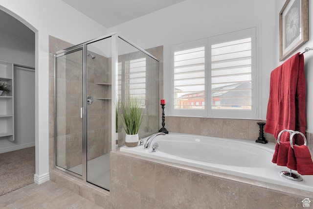 649 E 5650 S, Washington Terrace, UT 84405 - bathroom with shower with separate bathtub