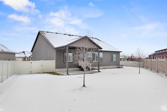 649 E 5650 S, Washington Terrace, UT 84405 - view of snow covered rear of property