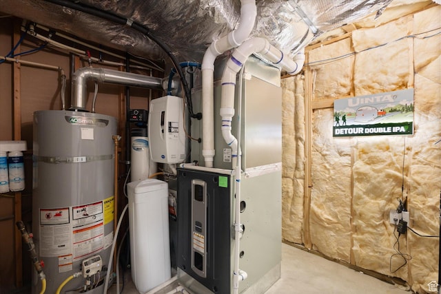 utilities with strapped water heater