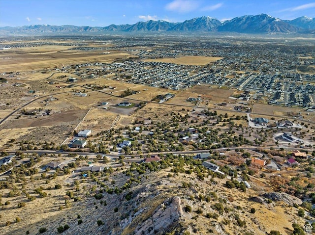 13802 S Mount Shaggy Dr, Herriman, UT 84096 - aerial view featuring a mountain view