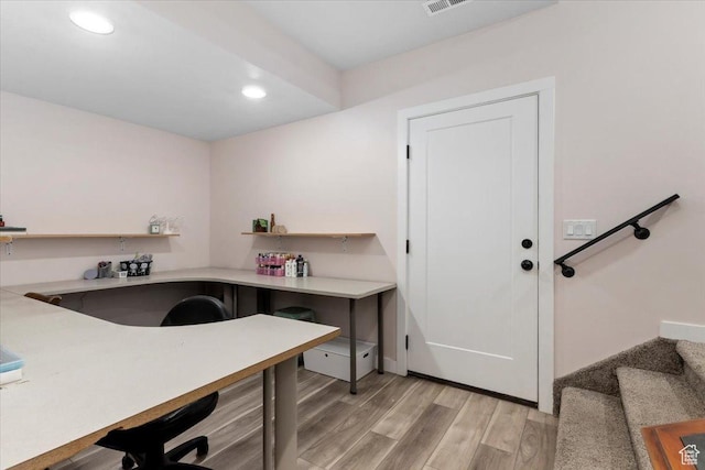 13802 S Mount Shaggy Dr, Herriman, UT 84096 - office featuring light hardwood / wood-style flooring