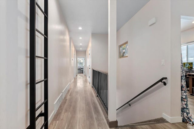 13802 S Mount Shaggy Dr, Herriman, UT 84096 - hall featuring light wood-type flooring