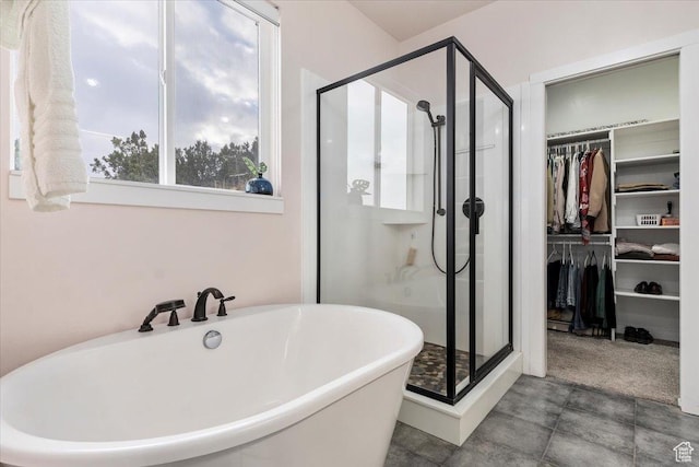 13802 S Mount Shaggy Dr, Herriman, UT 84096 - bathroom featuring plenty of natural light and shower with separate bathtub