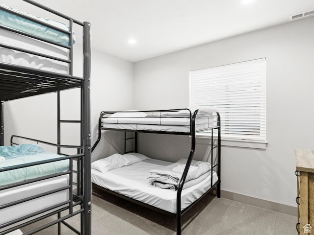3092 S Country Club Way, Garden City, UT 84028 - bedroom featuring recessed lighting, carpet flooring, visible vents, and baseboards