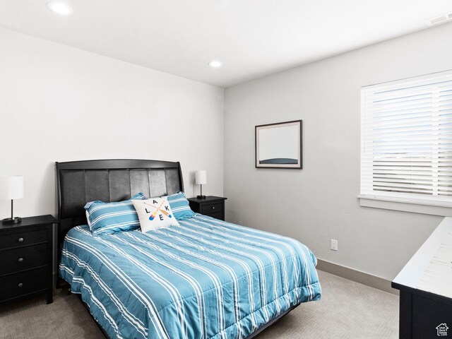 3092 S Country Club Way, Garden City, UT 84028 - carpeted bedroom featuring recessed lighting, visible vents, and baseboards