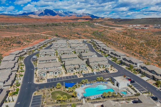 1928 E Vacation Ln, Washington, UT 84780 - bird's eye view featuring a mountain view