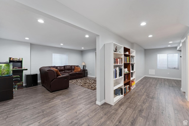 7112 N Mohican Dr E, Eagle Mountain, UT 84005 - living room with hardwood / wood-style flooring