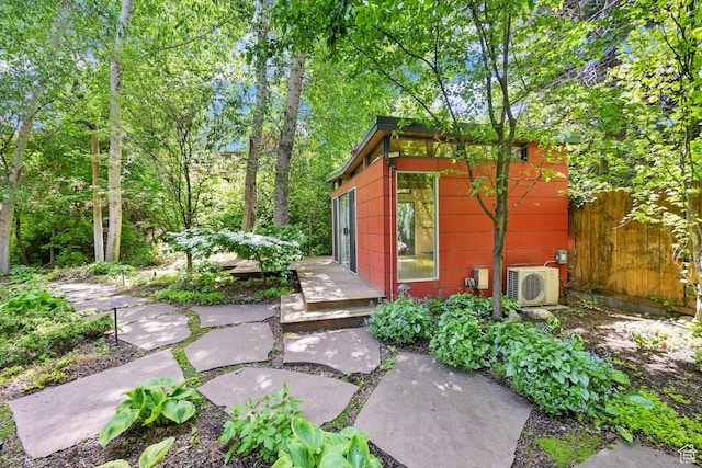 1762 E Millcreek Way, Millcreek, UT 84106 - view of outbuilding with ac unit, fence, and an outbuilding
