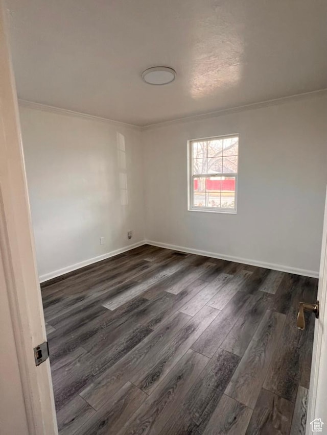793 N 1200 W, Salt Lake City, UT 84116 - empty room with crown molding and dark wood-style flooring