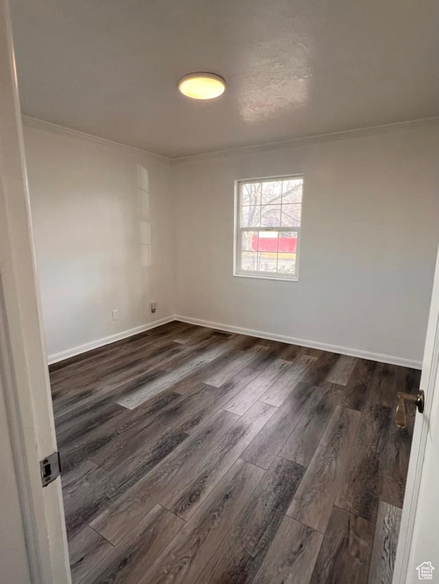 793 N 1200 W, Salt Lake City, UT 84116 - empty room featuring ornamental molding and dark wood-style flooring