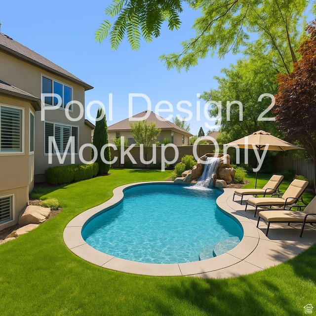 11278 S Portobello Rd W, South Jordan, UT 84095 - view of pool featuring a patio area and a water slide