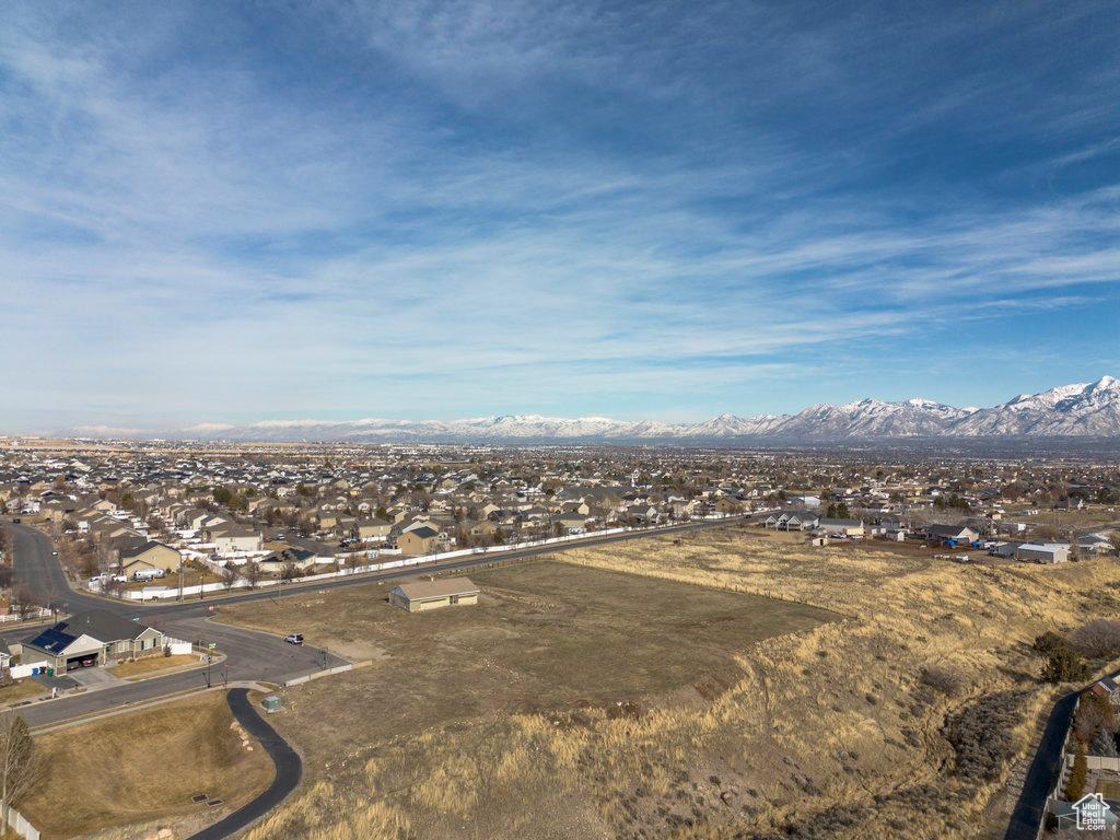 6573 W Rose Canyon Rd, Herriman, UT 84096 - bird's eye view with a mountain view