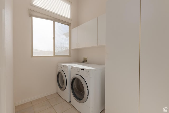 2365 E 160 S, St George, UT 84790 - washroom with cabinets, independent washer and dryer, and light tile patterned floors
