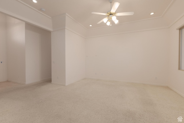 2365 E 160 S, St George, UT 84790 - carpeted spare room featuring ceiling fan