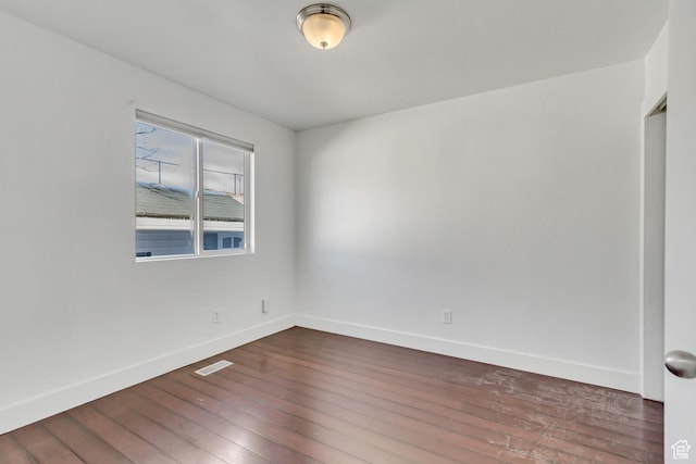 12756 S Diamond Back Dr W, Riverton, UT 84096 - spare room with dark hardwood / wood-style flooring