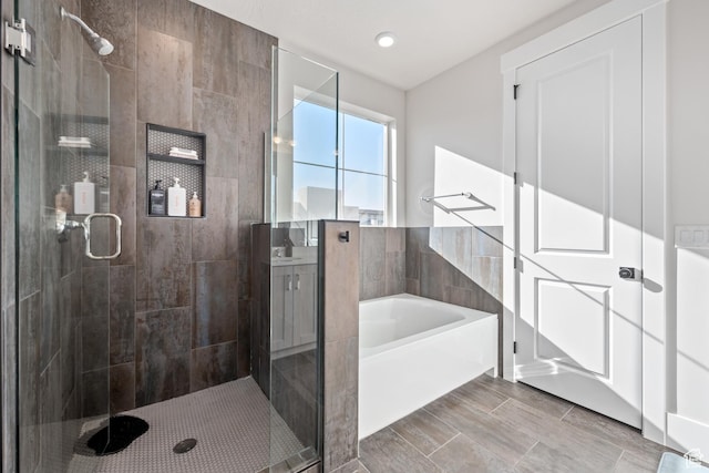 5629 S Adobe Sun Dr, St George, UT 84790 - bathroom with independent shower and bath