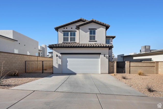 5629 S Adobe Sun Dr, St George, UT 84790 - view of front of property with a garage