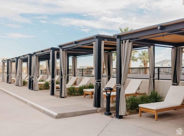 5629 S Adobe Sun Dr, St George, UT 84790 - view of patio featuring a sunroom