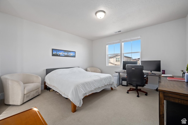 5629 S Adobe Sun Dr, St George, UT 84790 - carpeted bedroom with a textured ceiling